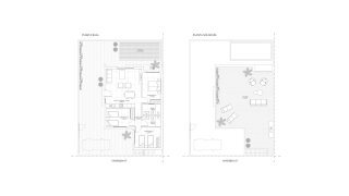 Villa floor plan, 3 bedrooms in Residencial Breathe III No. 4